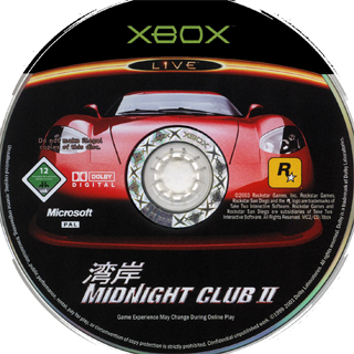 Midnight Club II (USA) Game Disc